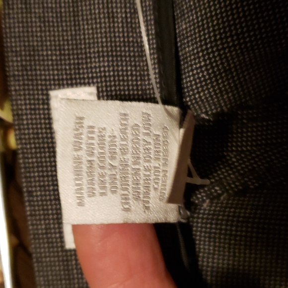 π$8 or 4/$20!Apt. 9 Gray Slight Plaid Print Dress Business Casual Pants Size 14 - Picture 6 of 7